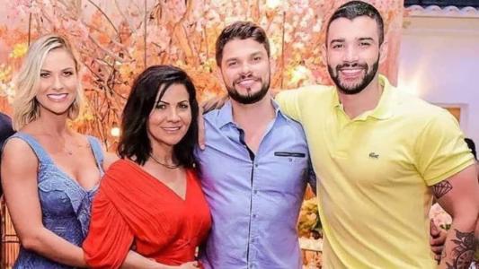 Andressa Suita, Suely Suita, Alexandre Suita e Gusttavo Lima
