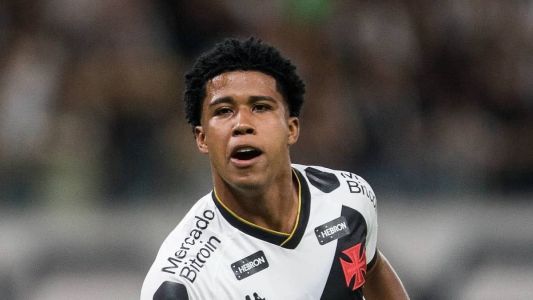 Andrey Santos deve atuar por mais dois jogos com o Vasco