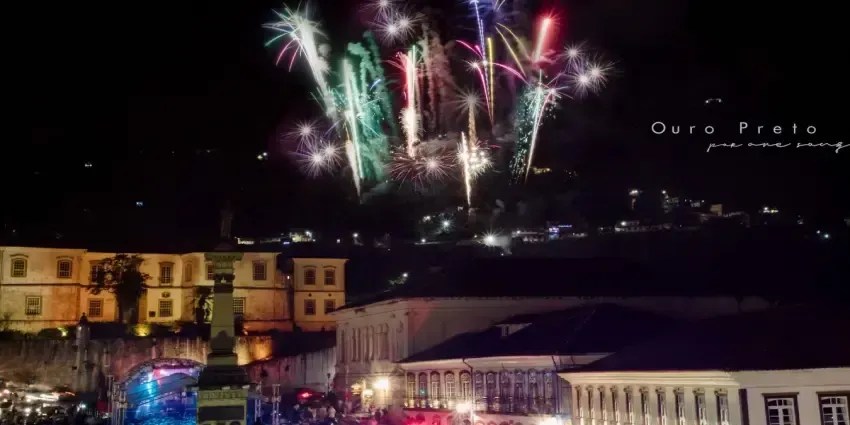 Ouro Preto realizará queima de fogos silenciosos na virada do ano