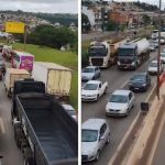 Vídeo: Anel Rodoviário começa a ser liberado, mas trânsito continua congestionado