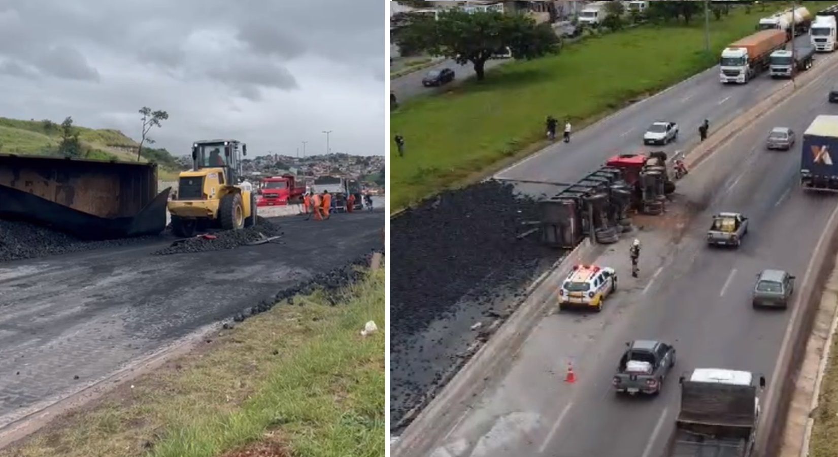 Anel Rodoviário é liberado depois de quase 12 horas; trânsito continua congestionado