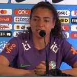 Angelina chora ao falar sobre corte de Nycole para a Copa Feminina: 'Vou jogar por ela'