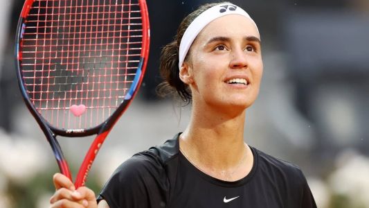 Anhelina Kalinina, tenista ucraniana, durante o WTA de Roma