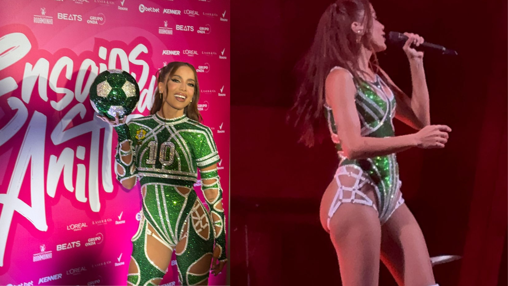 Mesmo com problemas técnicos, Anitta leva maratona musical ao Mineirão e exalta Minas Gerais