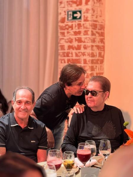 Tom Cavalcante, Muricy Ramalho e Fausto Silva