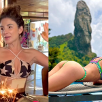 Com poucos convidados, Paula Fernandes celebra os 40 anos em Fernando de Noronha; veja
