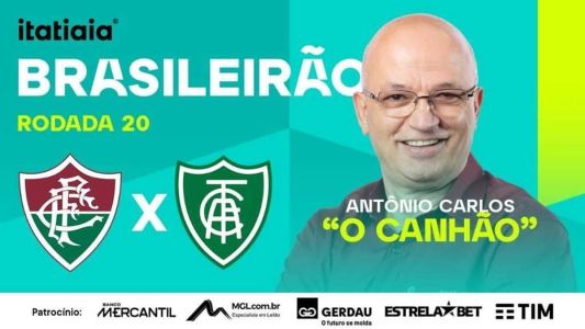 Antônio Carlos, o 'Canhão', comanda a transmissão de Fluminense x América