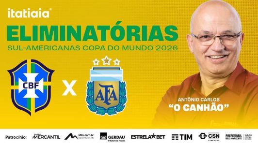 Antônio Carlos 'O Canhão' narrará Brasil x Argentina