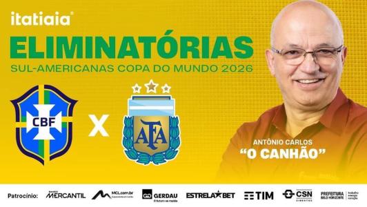 Antônio Carlos 'O Canhão' narrará Brasil x Argentina