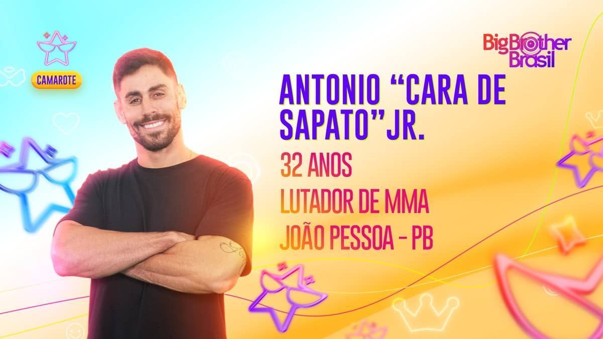 BBB 23: Antonio ‘Cara de Sapato’ é confirmado no Camarote