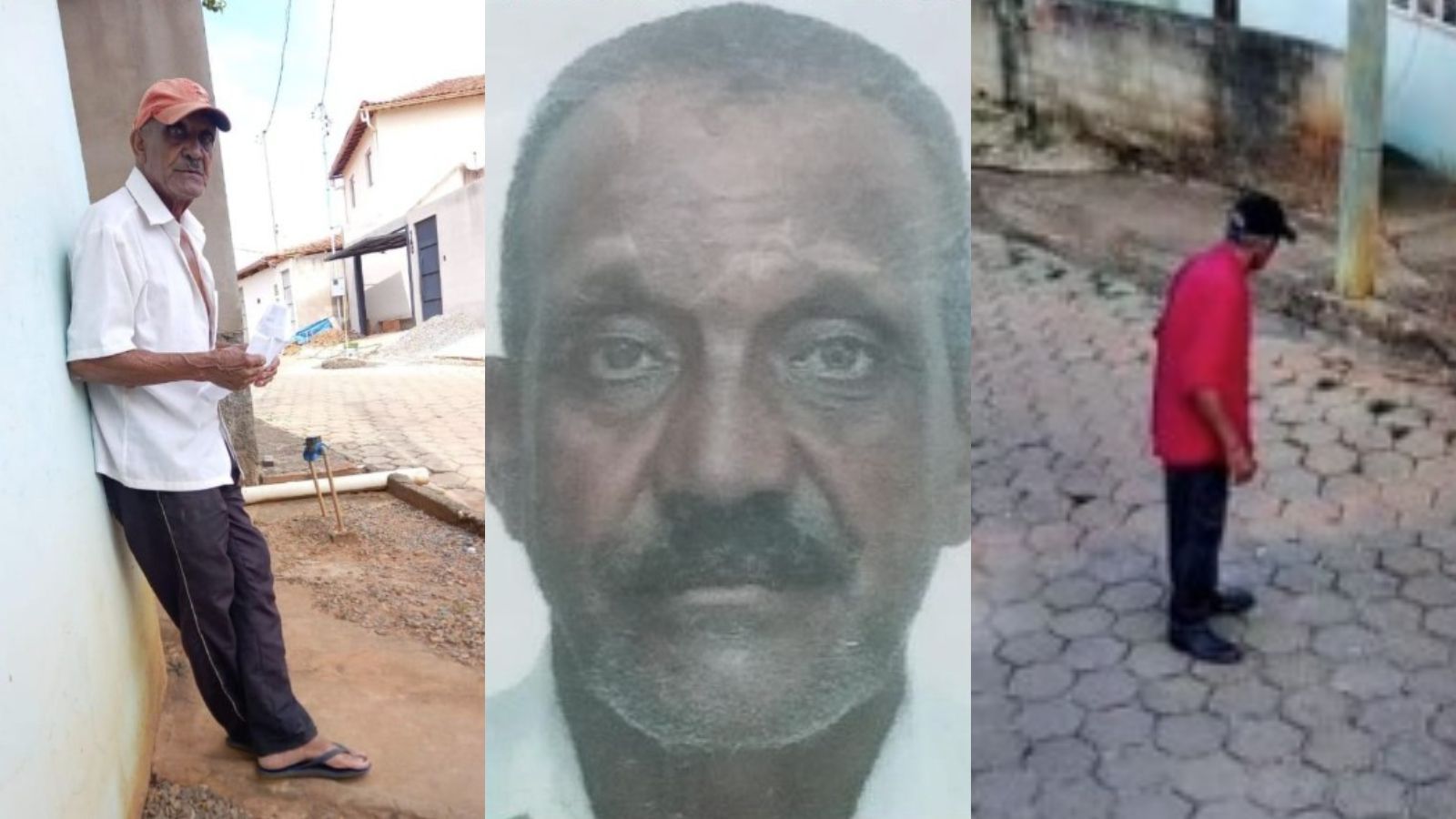 Família pede ajuda para procurar por idoso desaparecido há um mês em MG