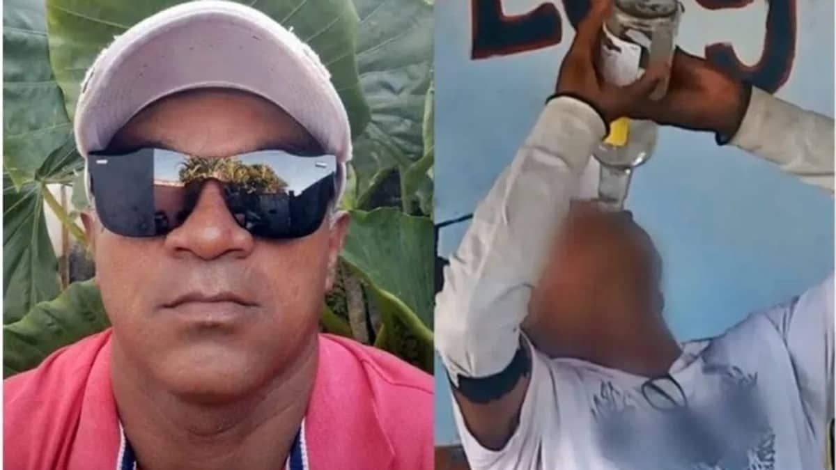 Trabalhador gravou vídeo virando garrafa de cachaça para ‘mandar pros amigos e pra mãe’