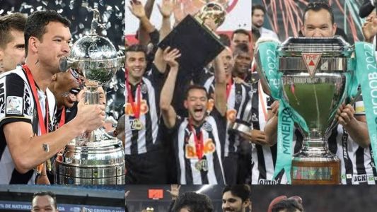 Ao longo das duas passagens pelo Galo, o zagueiro conquistou vários títulos