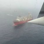 Guarda Costeira americana divulga foto da busca por submarino desaparecido