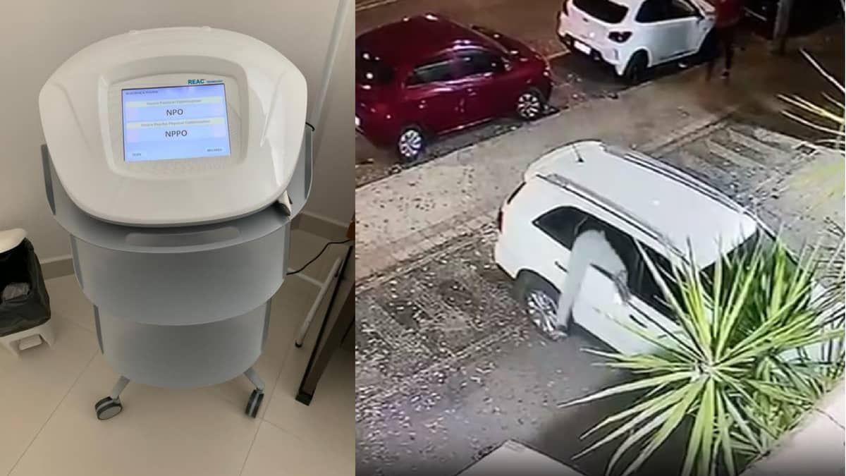 Vídeo: ladrão furta aparelho raro de meio milhão usado em tratamento contra câncer em BH