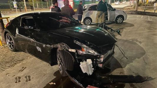 Apesar da colisão, ninguém ficou ferido