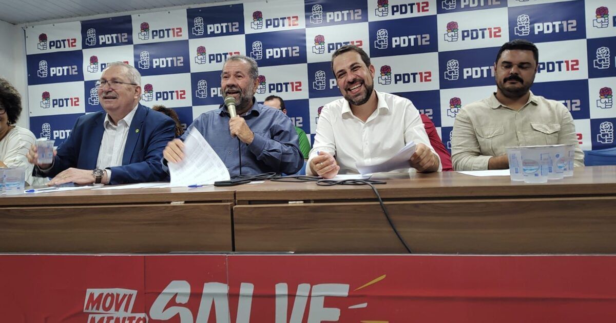 PDT oficializa apoio a Boulos na disputa à Prefeitura de São Paulo