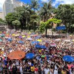 Carnaval de BH: veja imagens aéreas do bloco Baianas Ozadas  
