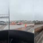 Após denúncia de trinca, bombeiros interditam pista no viaduto São Francisco, no Anel Rodoviário em BH