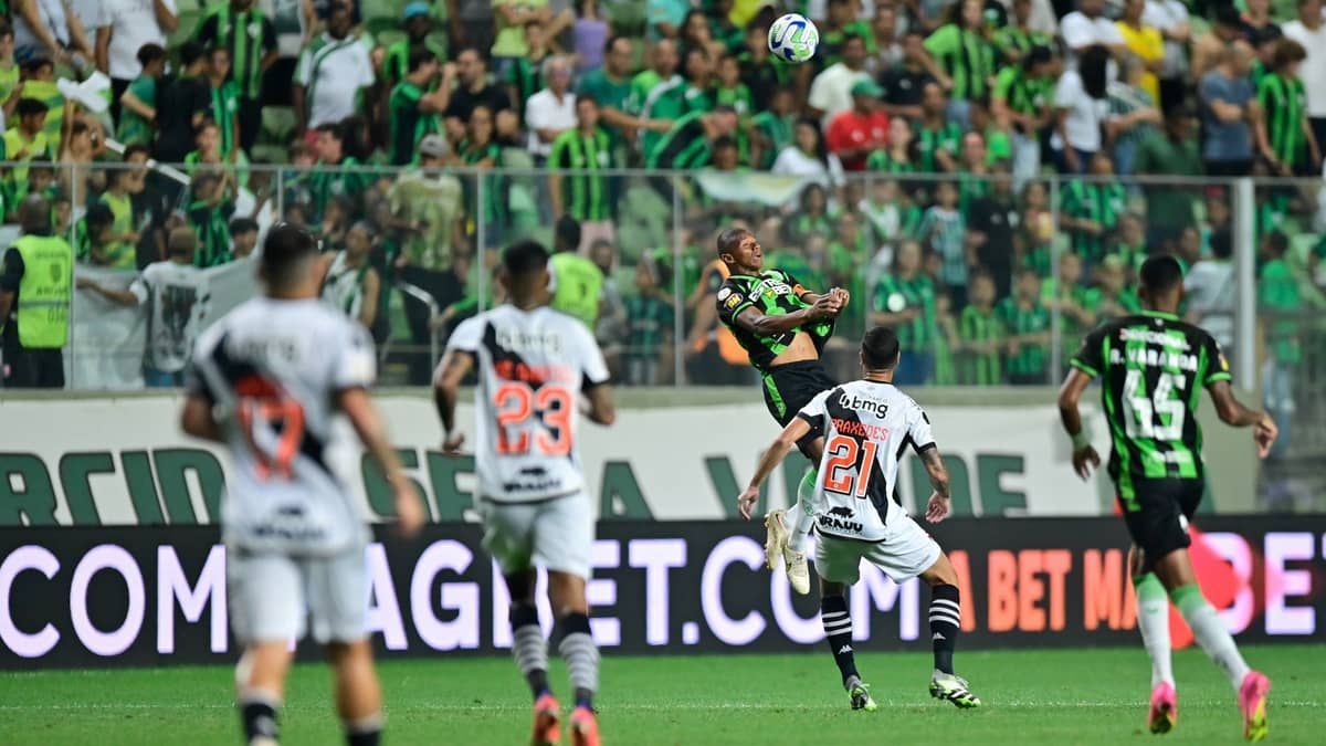 América supera 90% de chances de rebaixamento após derrota para o Vasco