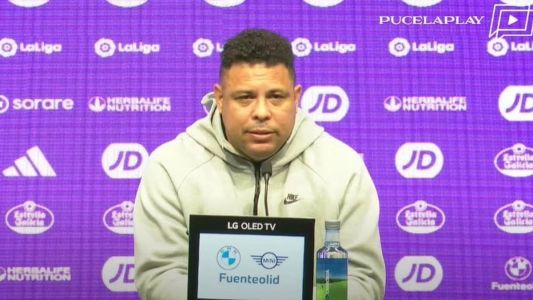 Após rebaixamento do Valladolid, Ronaldo concedeu coletiva nesta segunda-feira (5)
