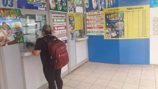 Aposta pode ser feitas nas casas lotéricas ou pela internet