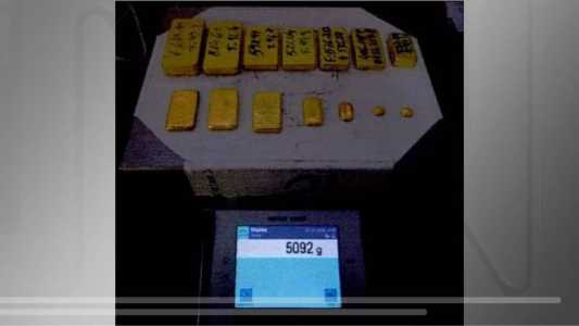 Apreensão de 5 kg de ouro dá origem a operação da PF contra financiadores do garimpo ilegal em Roraima.