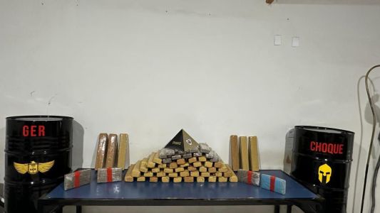 Conteúdos apreendidos em operação policia em Montes Claros