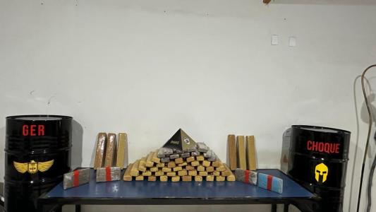 Conteúdos apreendidos em operação policia em Montes Claros