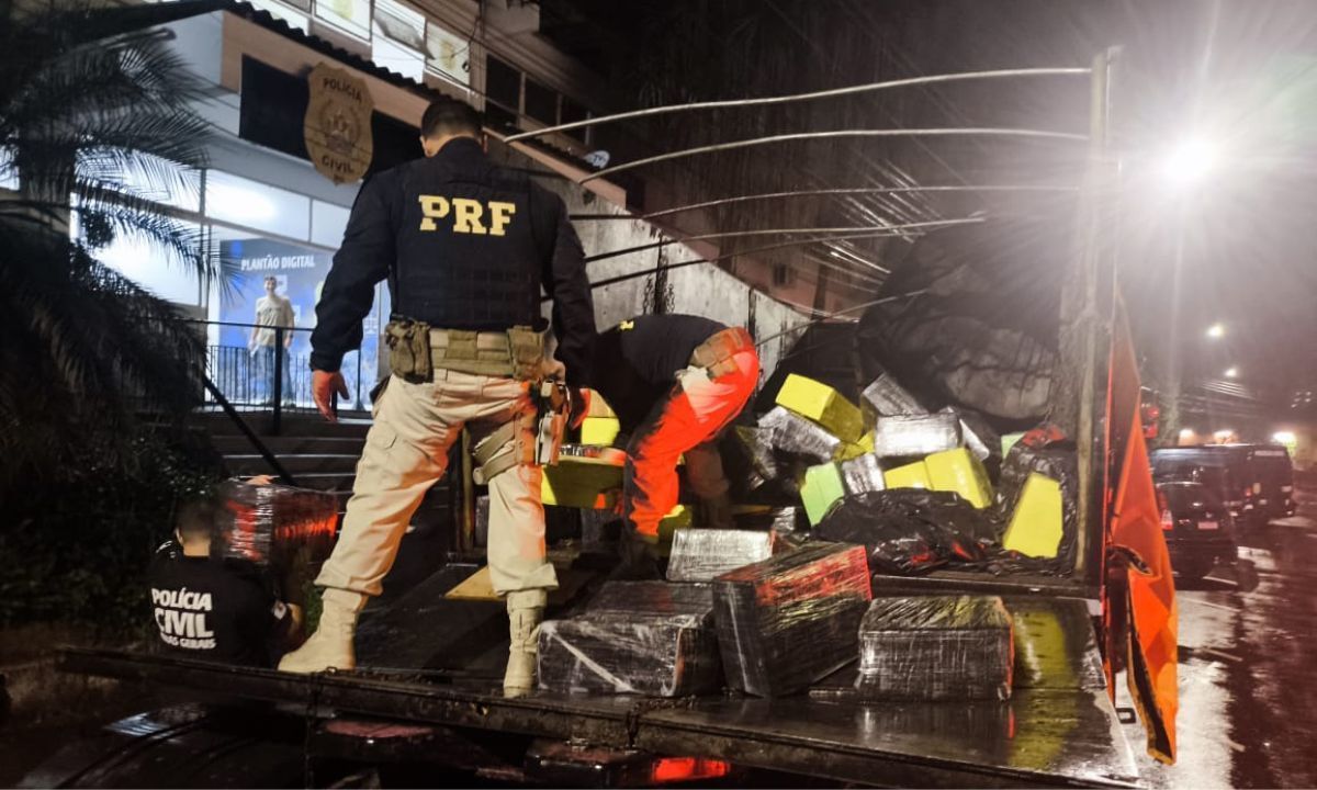 Caminhoneiro é preso transportando quase 3 toneladas de maconha na BR-040