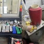 PM apreende drogas em garrafões de café que iriam para prisão em Juiz de Fora (MG)