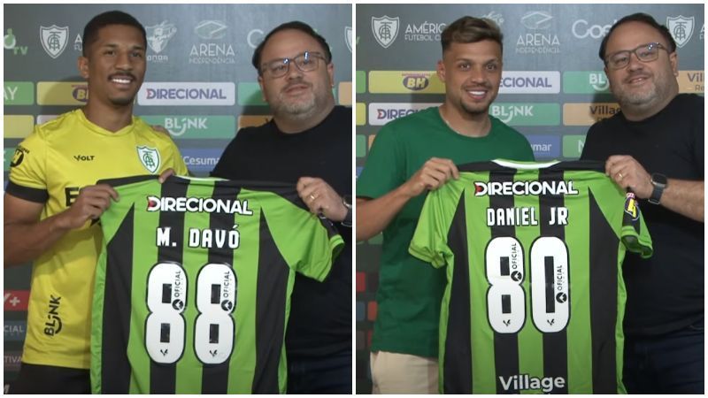 América apresenta dupla ex-Cruzeiro e já pode ter reforços pela Série B