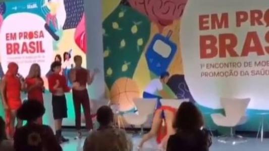 Apresentação de dança aconteceu em um evento do Ministério da Saúde