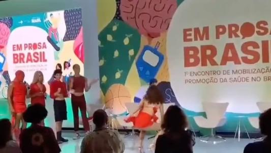 Apresentação de dança suscitou críticas de parlamentares de oposição nas redes sociais nesta sexta-feira (6)