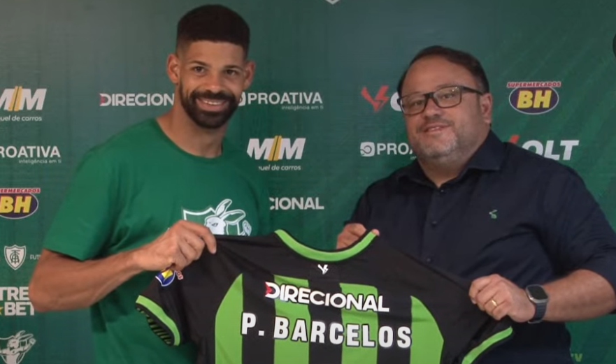 Apresentado no América, Pedro Barcelos fala sobre bastidores da negociação e ‘recomeço no Brasil’