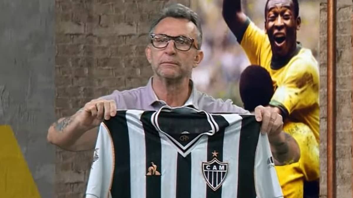 Neto pede para tocar hino do Atlético em programa e exalta torcida: 'Foi maravilhosa'