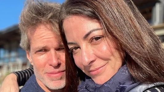 Apresentadora Ana Paula Padrão e o marido Gustavo Diament
