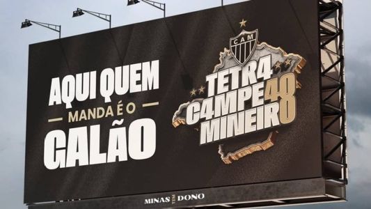 "Aqui quem manda é o Galão" e "Minas tem dono": frases publicadas pelo Atlético