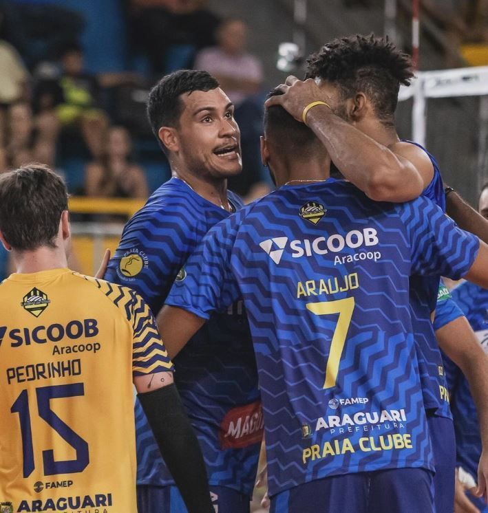 Vôlei: Araguari bate Montes Claros América e entra no G8 da Superliga Masculina