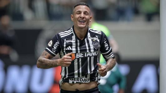 Arana foi o primeiro jogador além de Hulk e Paulinho a marcar pelo Atlético na Arena MRV