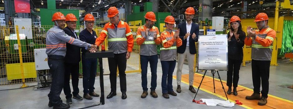 Gigante do aço inaugura expansão da unidade de Sabará, na RMBH