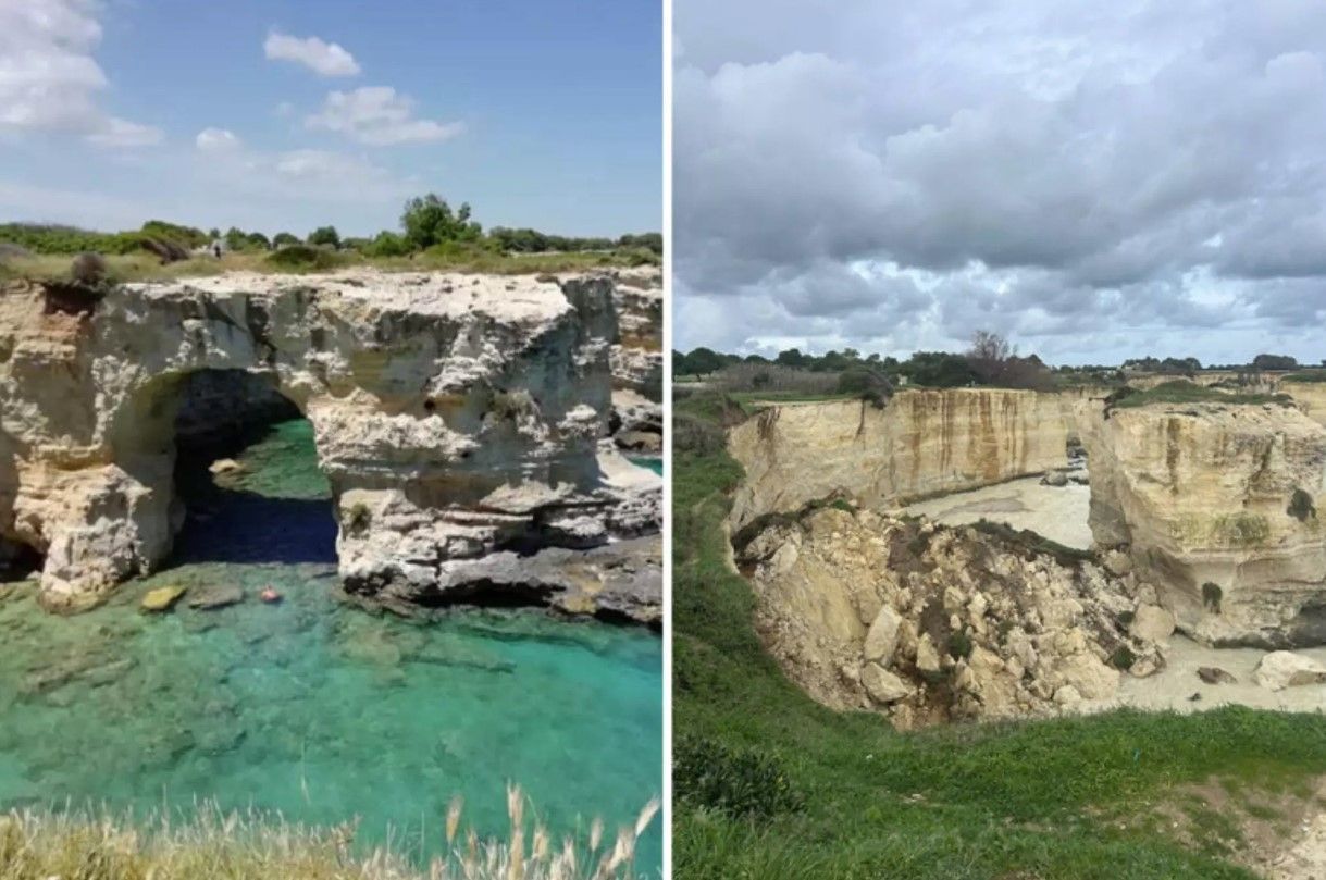 'Arco do Amor' desaba após tempestade na Itália
