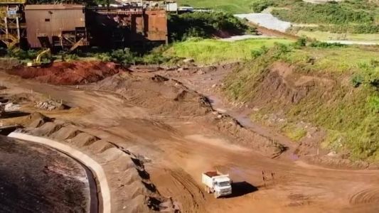 Área antes de ser atingida em Brumadinho