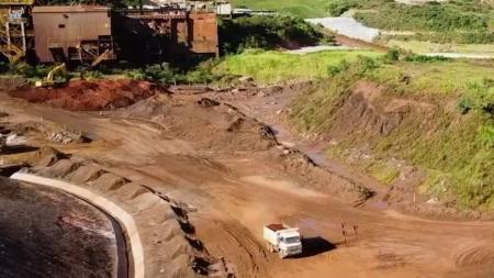 Área antes de ser atingida em Brumadinho