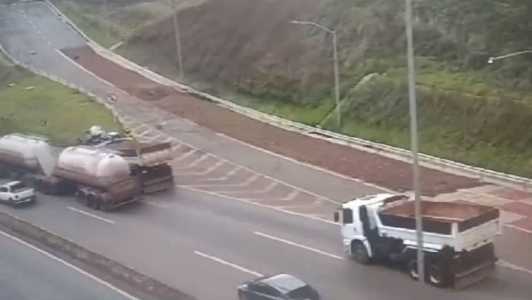 Área de escape foi usada na tarde de sexta-feira (27)