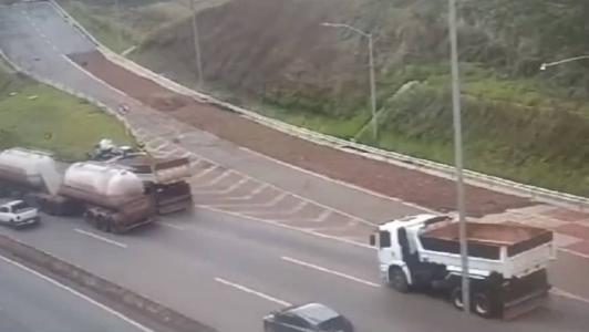 Área de escape foi usada na tarde de sexta-feira (27)