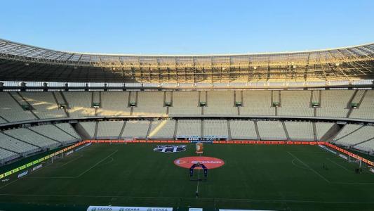 Arena Castelão antes de confronto entre Ceará x Ituano, pelo Brasileiro da Série B