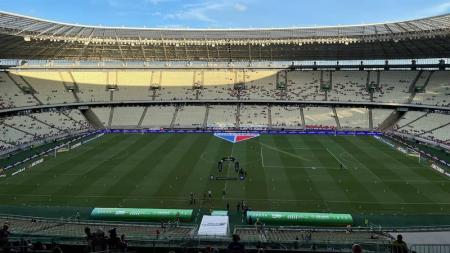 Arena Castelão antes de Fortaleza e Goiás pelo Brasileiro da Série A