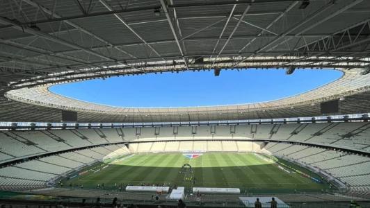 Arena Castelão antes de jogo do Fortaleza nesta temporada
