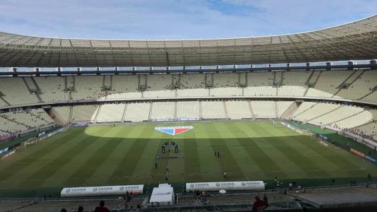 Arena Castelão, palco do jogo de quarta-feira contra o Palmeiras, pela Copa do Brasil